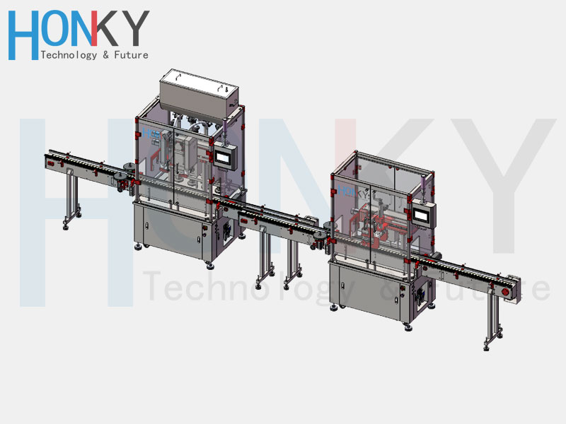 Automatic 1L shampoo filling line