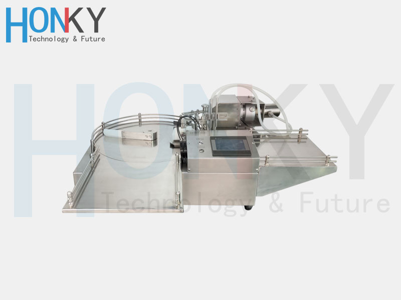 Desktop vial filling machine